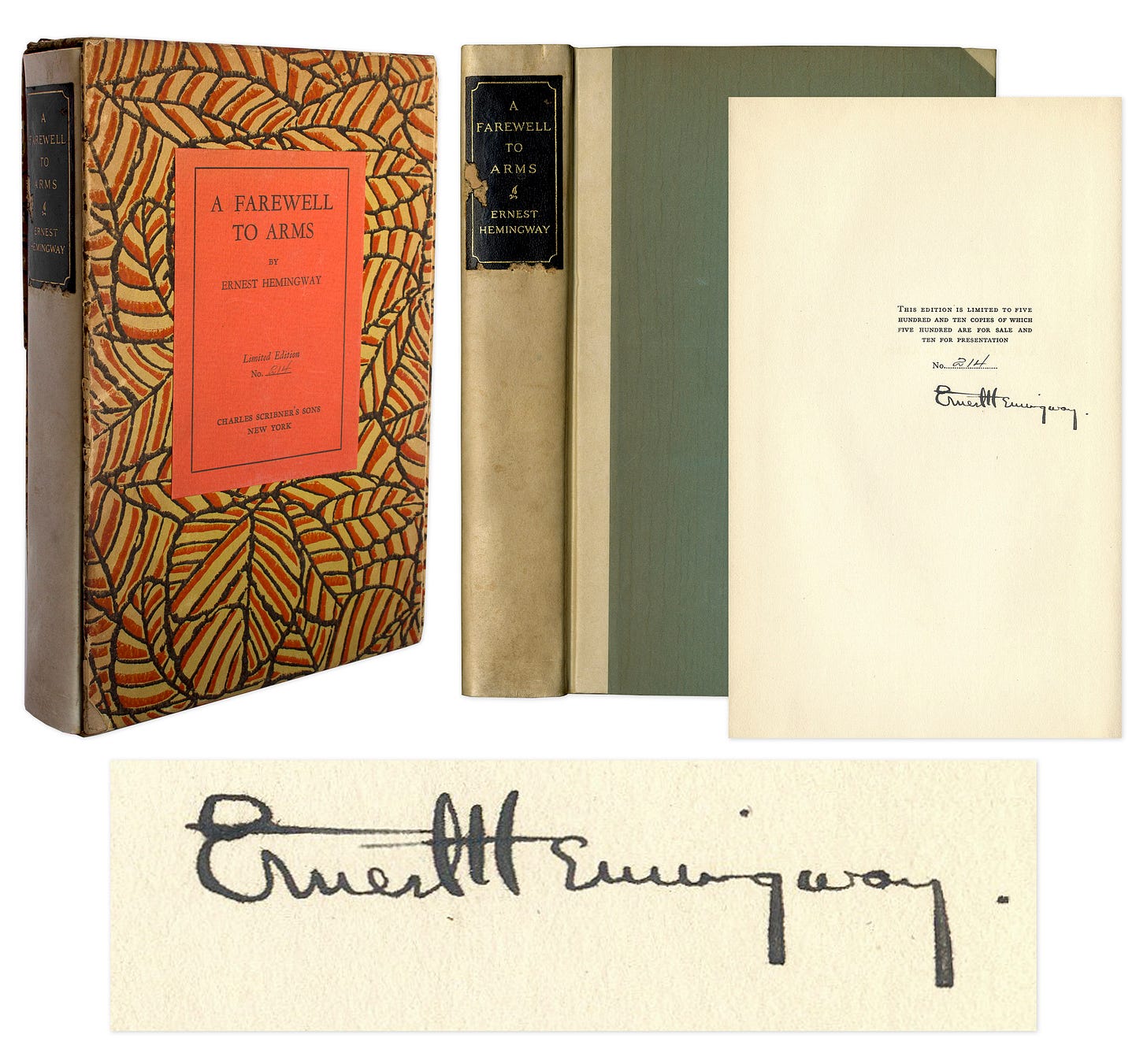 Sell Your Ernest Hemingway For Whom the Bell Tolls 1st Edition Signed