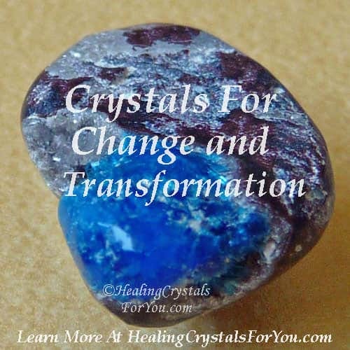 Blue Cavansite is one of the Crystals For Change