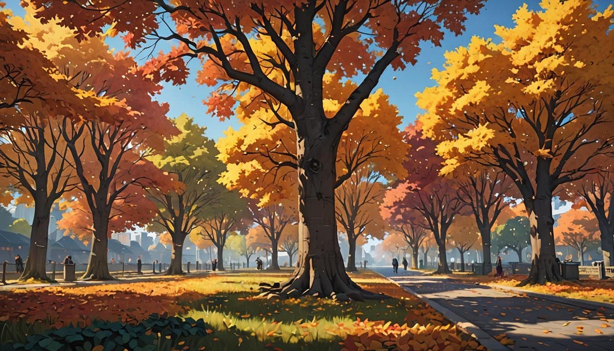 Autumn trees