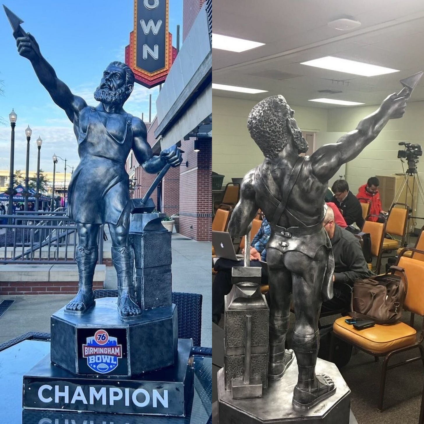 DraftKings on X: "The 76 Birmingham Bowl trophy is a true sight to behold.  https://t.co/aQB1feoSIK" / X