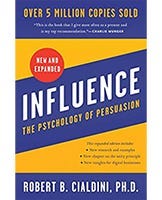 The book cover for Influence: The Psychology of Persuasion