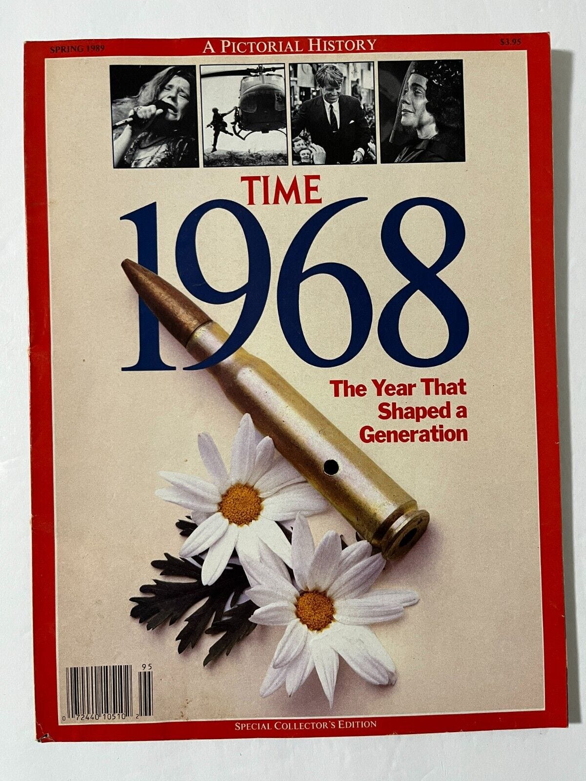 an image of a time magazine cover that says 1968, the year that shaped a generation