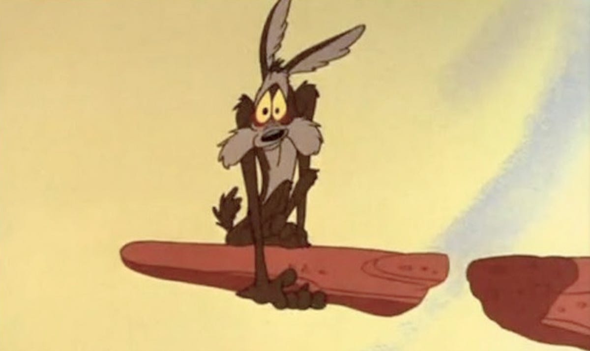 The Wile E. Coyote Rule.. Either we let our insecurities drag us… | by  Robert Cormack | DataDrivenInvestor