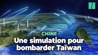 À Taïwan, la Chine simule des bombardements ciblés aux 2e jour de ses  exercices militaires - YouTube