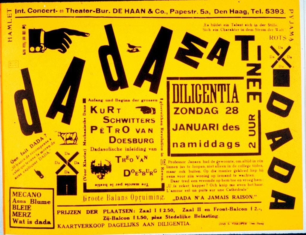 Dadaism - Kurt Schwitters, 1923 | Dada, Doesburg, Book bins