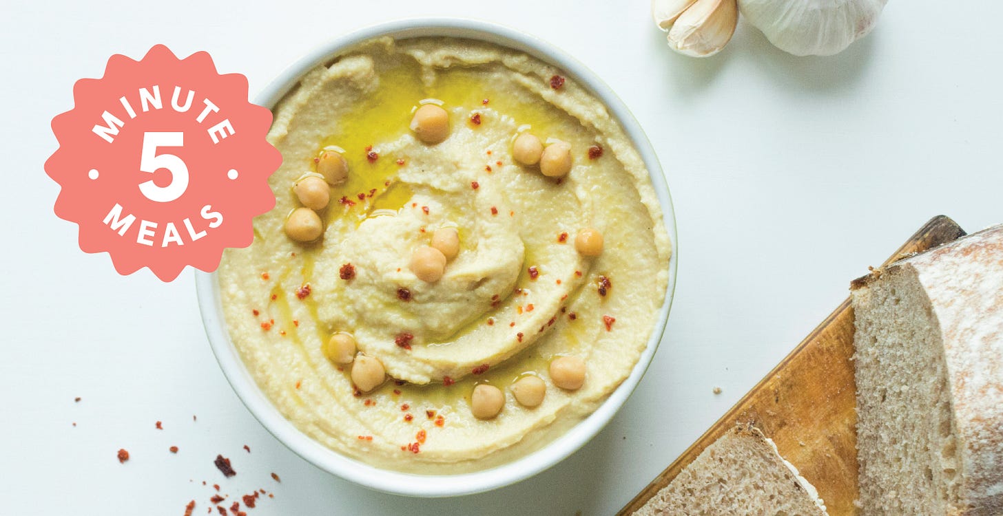 Image of a bowl of hummus by nicholas-barbaros on Unsplash