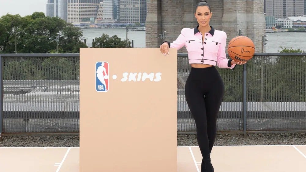 Kim Kardashian's Skims Named the Official Underwear Partner of the NBA –  Sportico.com