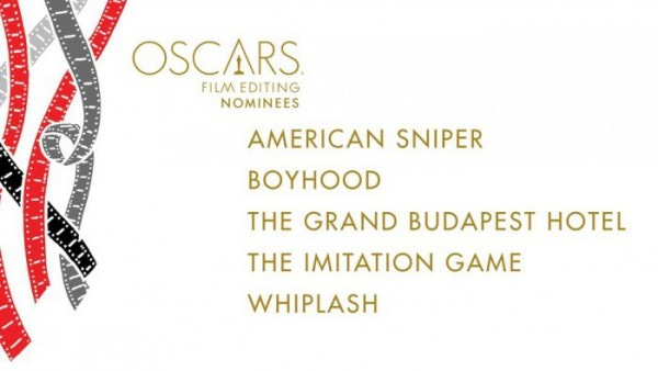 oscar noms for Film Editing 2015