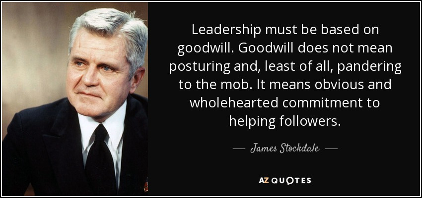 TOP 22 QUOTES BY JAMES STOCKDALE | A-Z Quotes