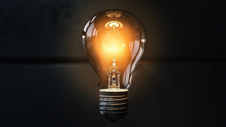 Light Bulb Idea Lit - Free image on Pixabay