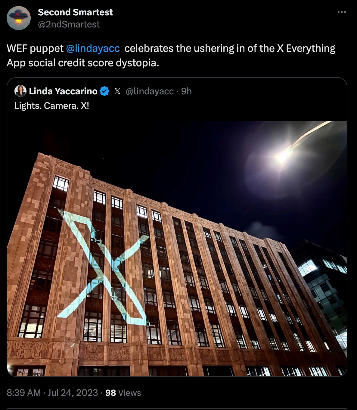 PSYOP-MUSK UPDATE: Twitter is Rebranded "X" Ahead of the X Everything App Social Credit Score Dystopia 