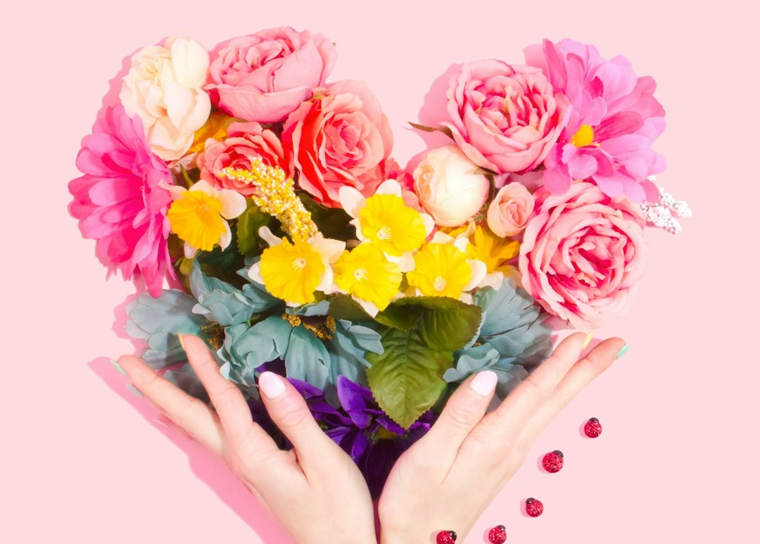 person holding bouquet of flower person holding bouquet of flower