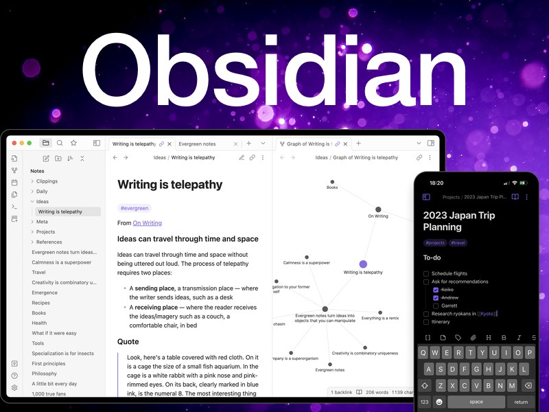 Obsidian : un outil de prise de notes puissant pour vos idées