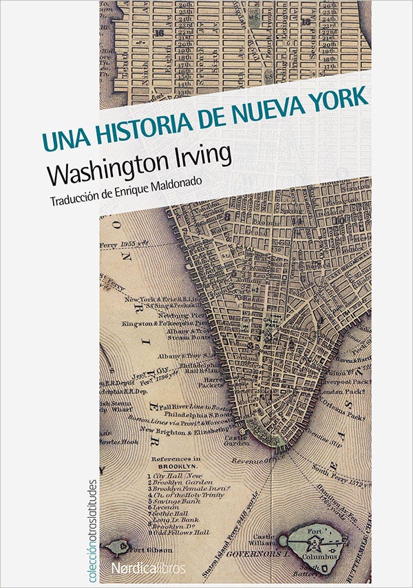Una Historia de Nueva York de Washington Irving