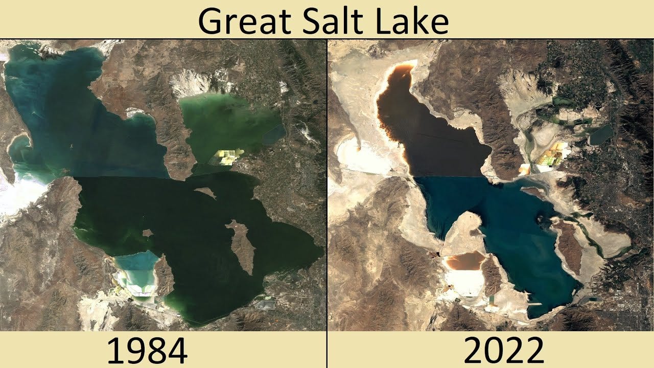 Great Salt Lake Time Lapse