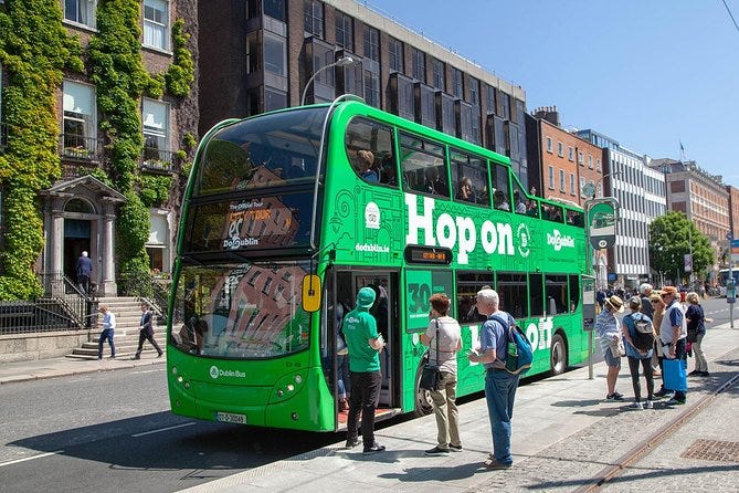 Dublin Hop On Hop Off Bus Tour