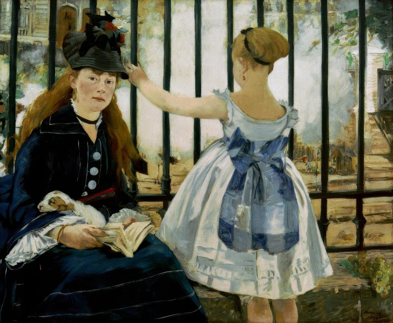 The Railway by Édouard Manet