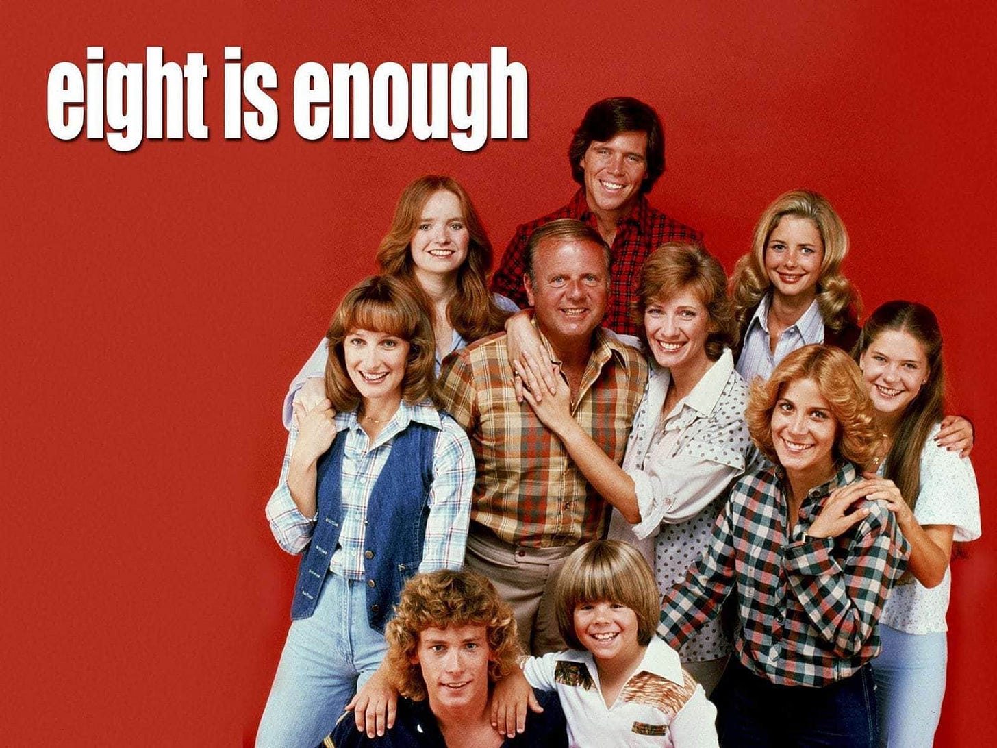 Eight is Enough: The idyllic life of TV's Bradford family, plus the opening  credits & theme song (1977-1981) - Click Americana