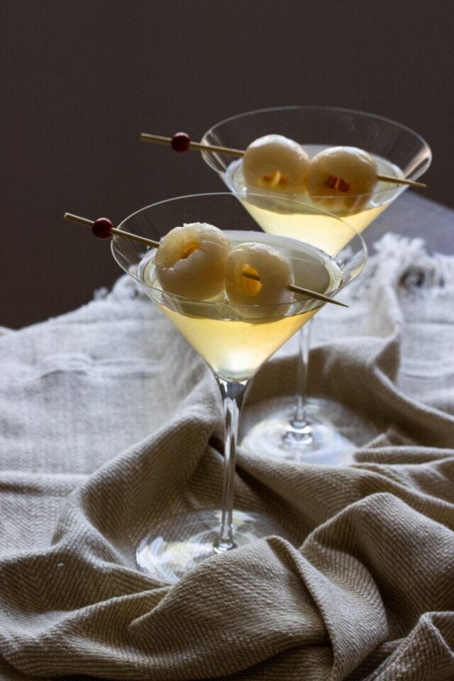 Lychee martini