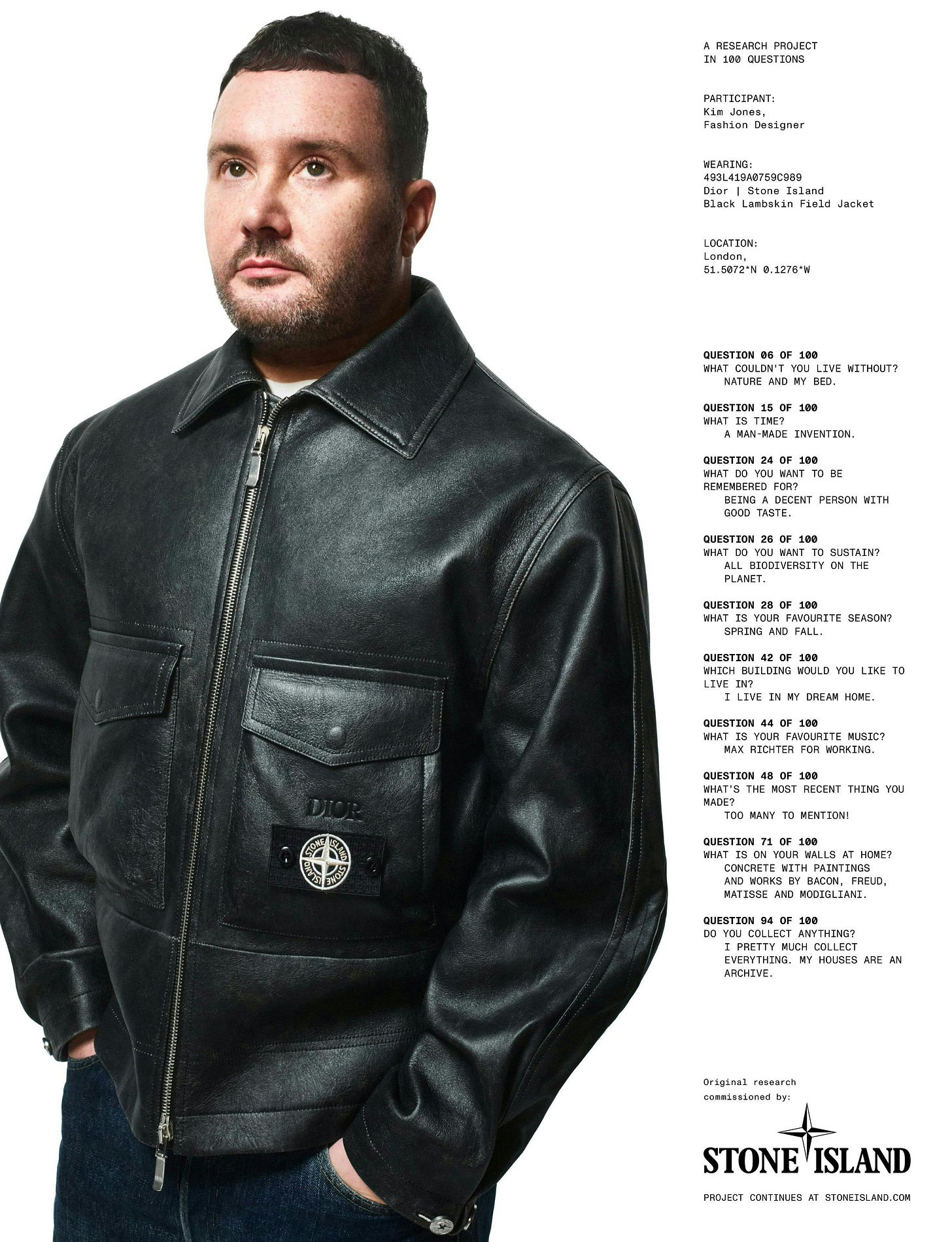 clothing coat jacket adult male man person leather jacket face head