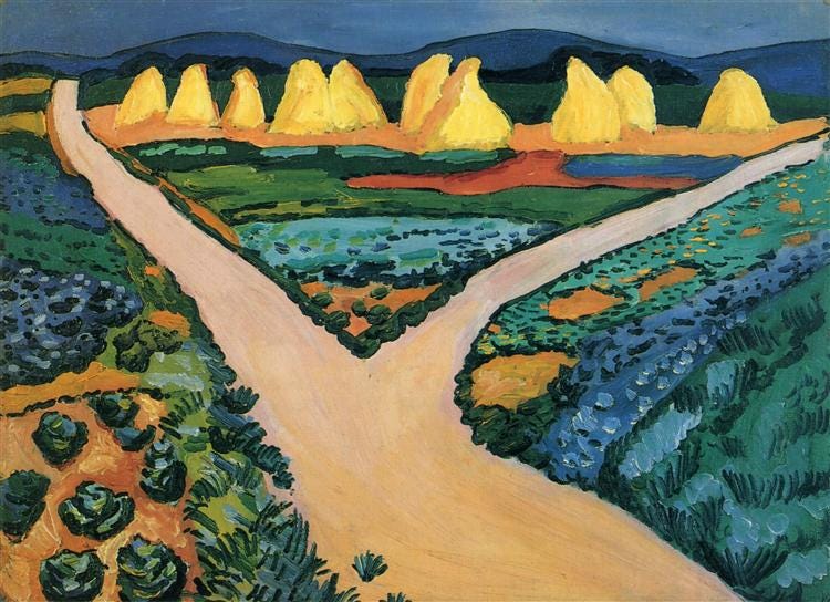 Vegetable fields, 1911 - August Macke