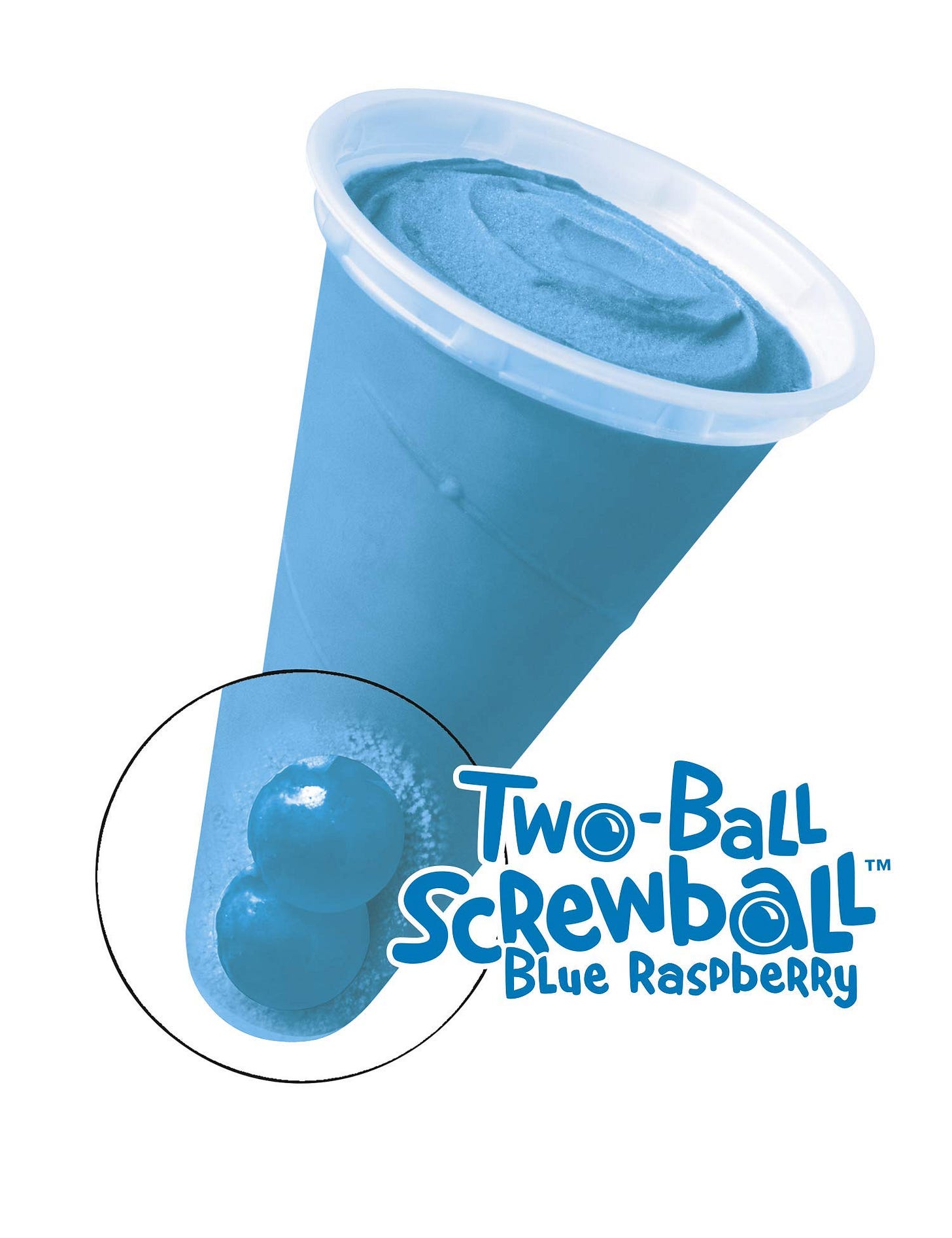 Amazon.com: Two Ball Screwball Blue Raspberry 4.5floz. (24count) : Grocery  & Gourmet Food