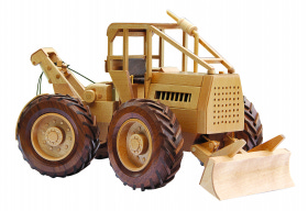 The Log Skidder Woodworking Pattern (APPROX. 13")