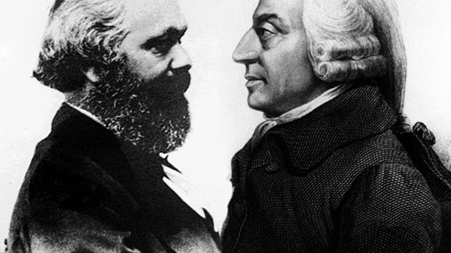 Karl Marx i Adam Smith, aliats inevitables