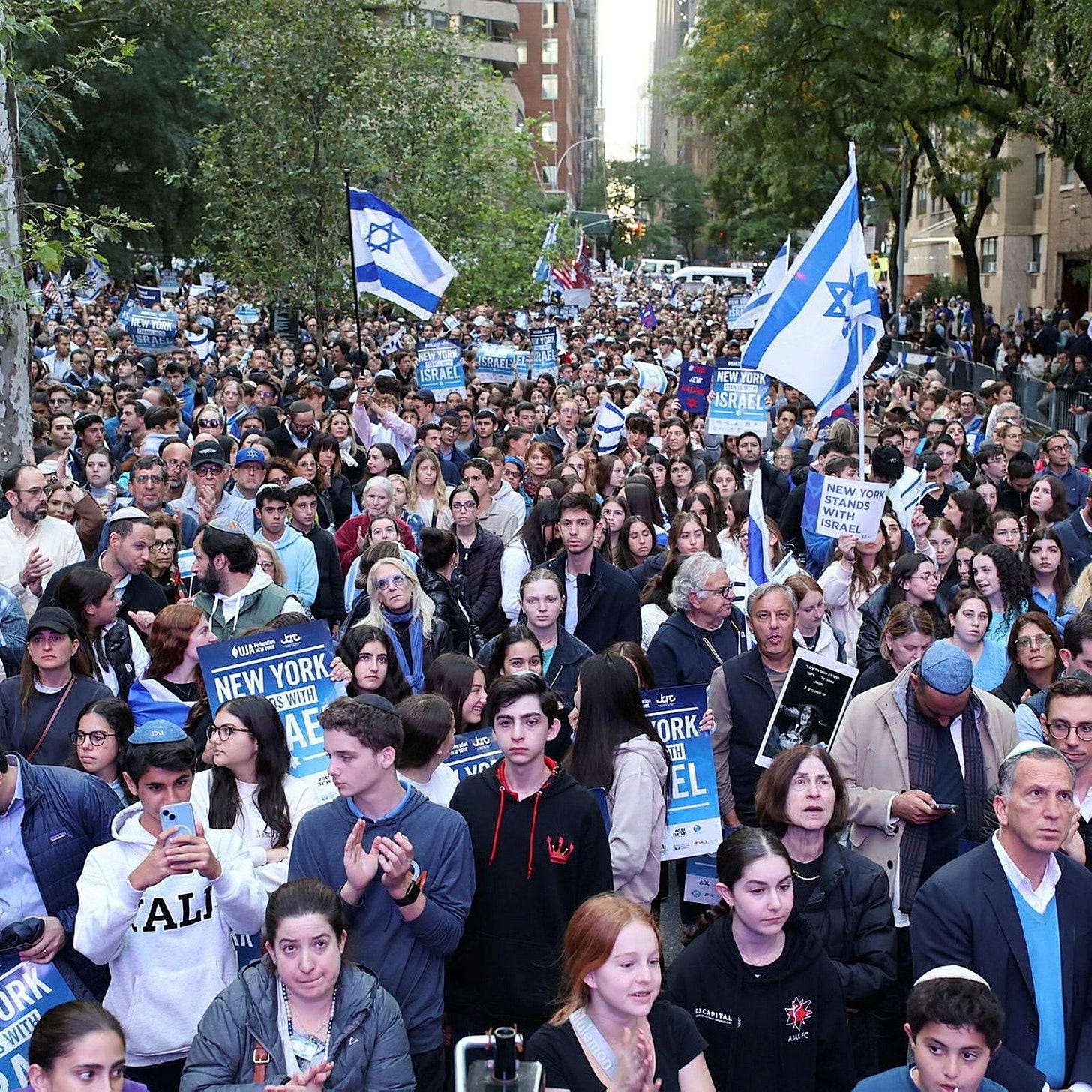 Over 10,000 American Jews Express Solidarity With Israel at Rally in Front  of UN - Israel News - Haaretz.com