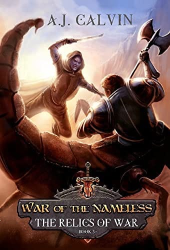 Book cover of War of the Nameless by A J Calvin