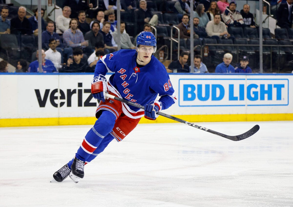 Adam Edstrom New York Rangers