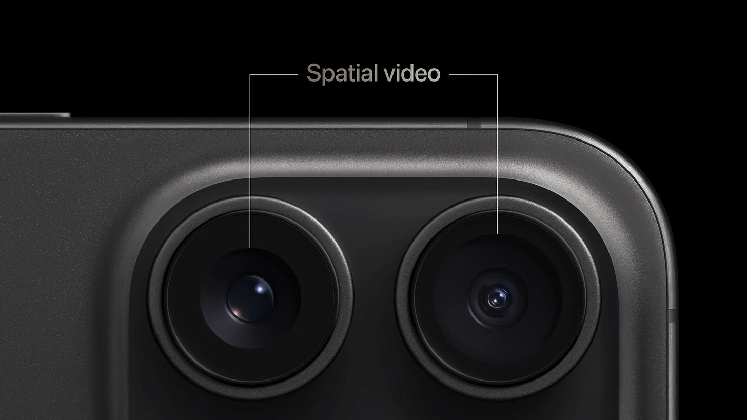 Pro camera system: spatial videos and spatial photos