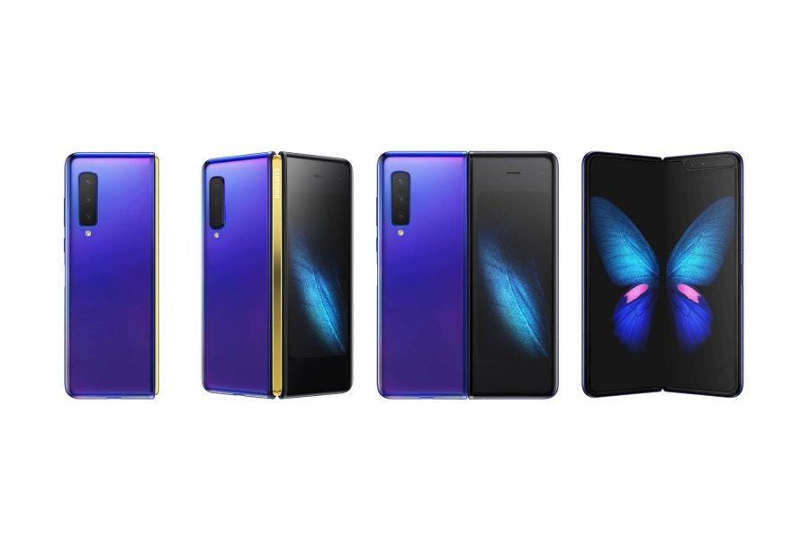 samsung galaxy fold different displays