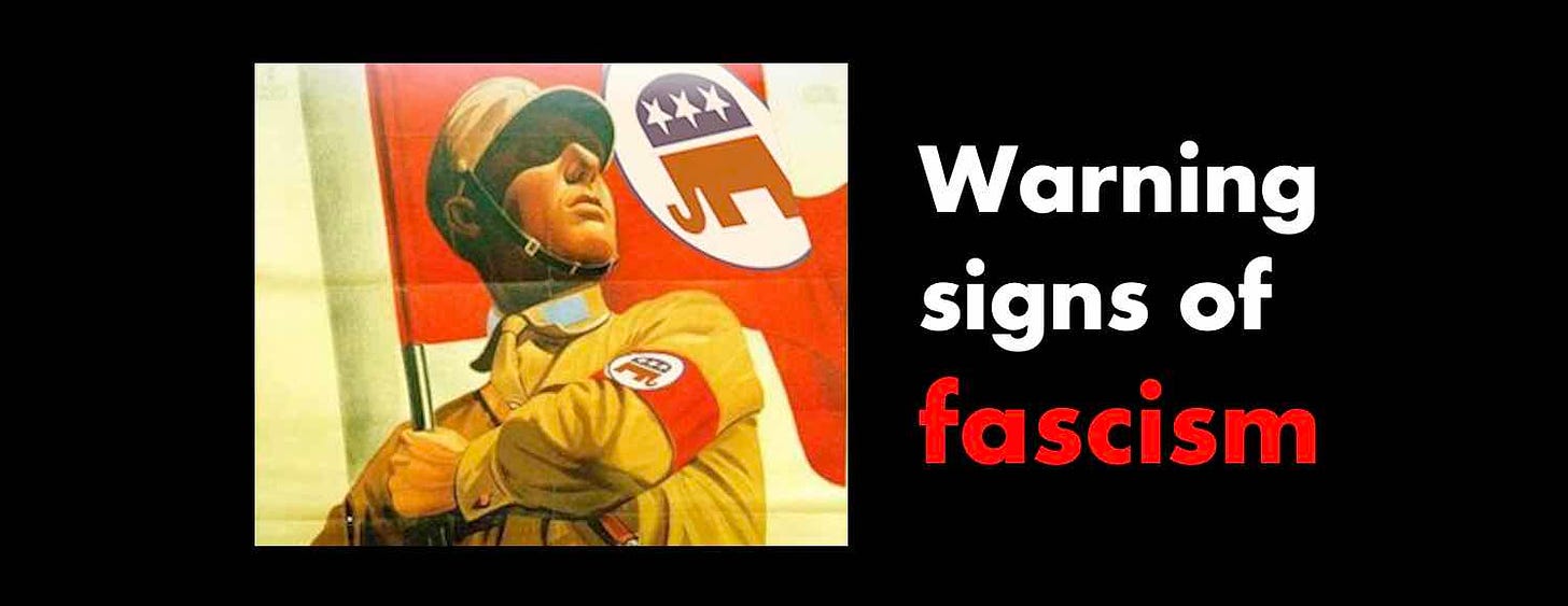 Warning signs of fascism
