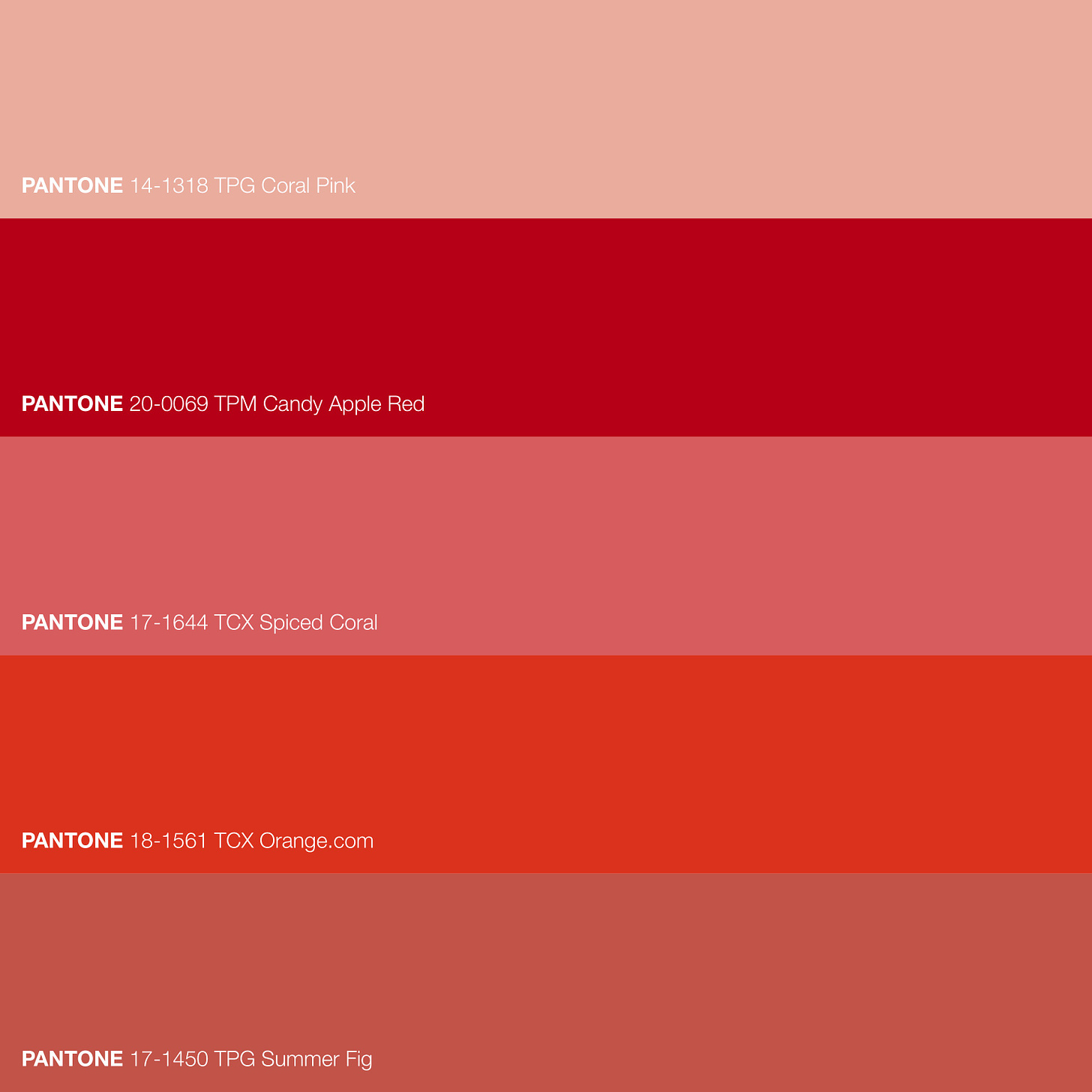 colour palette, Super Sweet