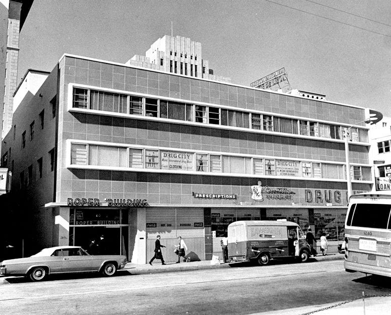  Figure 3: Roper Building in the 1970s