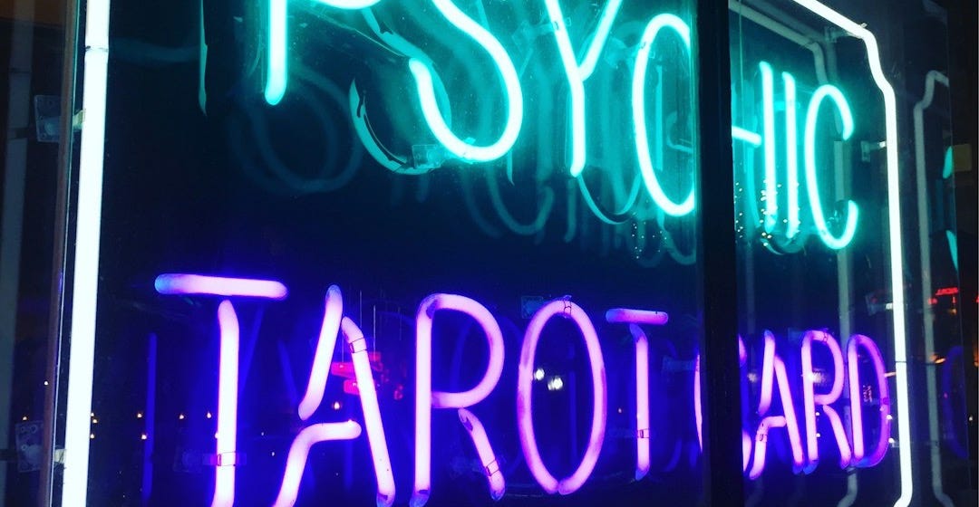 Psychic Tarot Card LED light