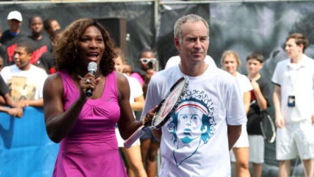 serena williams shuts down john mcenroe 2017