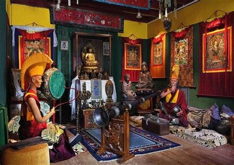 Pièce tibétaine de la maison d'Alexandra - Picture of Alexandra David ...