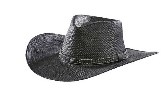 San Diego Hat Company Leather Stud Cowboy