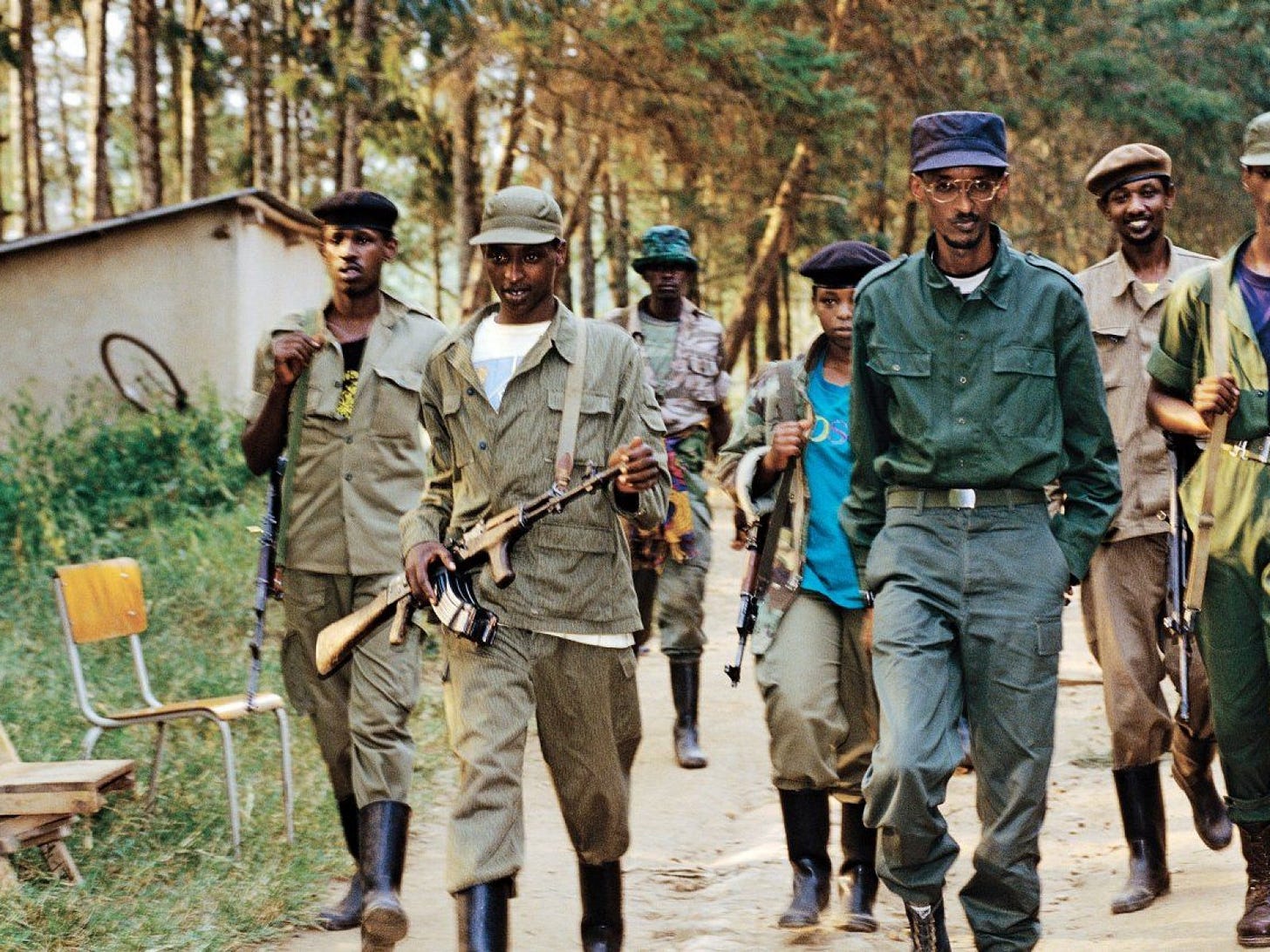 Paul Kagame leads the Rwandan Patriotic Front into civil war. Kagame would later become president of Rwanda.