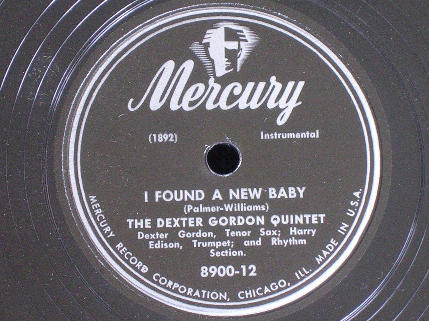 popsike.com - Dexter Gordon Quintet/I Found a New Baby-Rosetta/Mercury  8900-12/OLD NEW STOCK* - auction details
