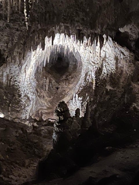 Tunnel in Carlsbad Caverns