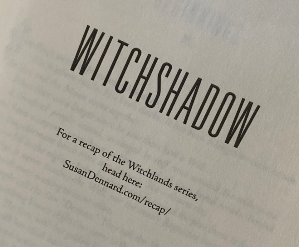 A page from Witchshadow that directs readers to the recap page