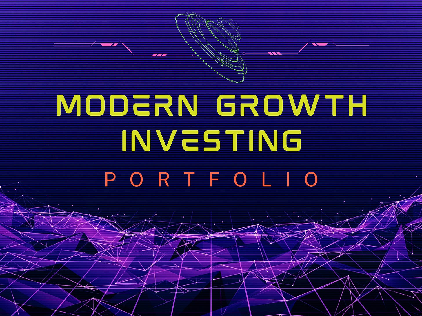 Modern Growth Investing Portfolio 09/01/2022