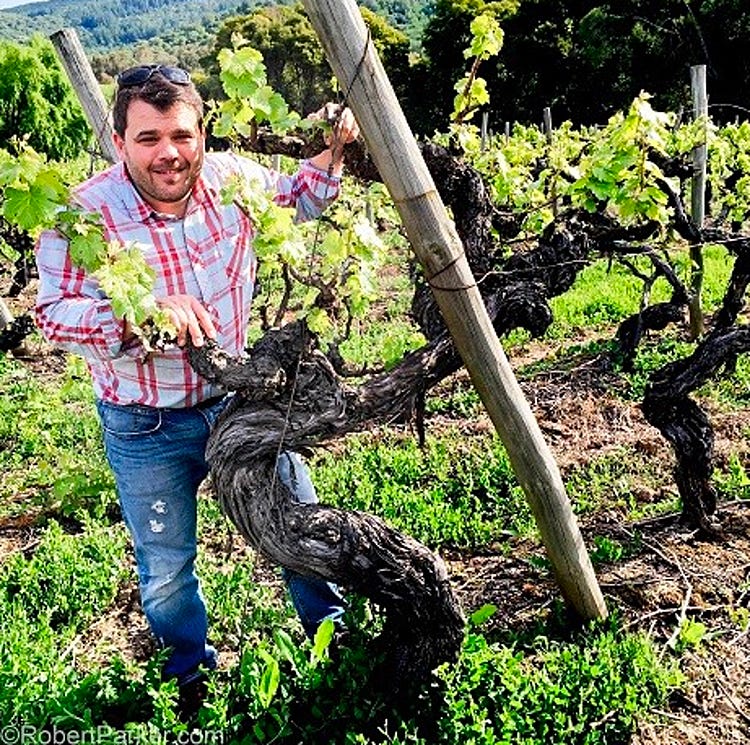 David Marcel is the producer and winemaker of Viña Maitia with his Chilean wife Loreto in the Maule Valley of Chile. Marcel comes from the French Basque Countr. He was one of the first winemakers in Chile to succeed in the production of quality, craft Pipeño. <a href="https://www.skurnik.com/producer/vina-maitia/" target="_new">Photo from importer Skurnik Wines & Spirits.</a>