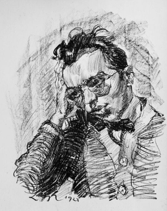 This may contain: a black and white drawing of a man holding his hand to his face while looking at something This may contain: a black and white drawing of a man holding his hand to his face while looking at something