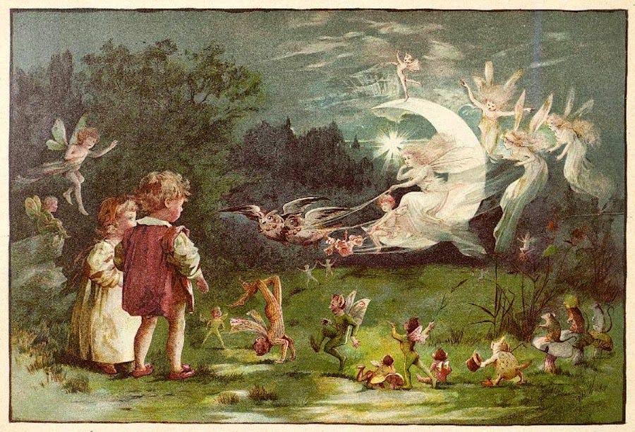 Dark Roasted Blend: Enchanting Victorian Fairy Tale Art