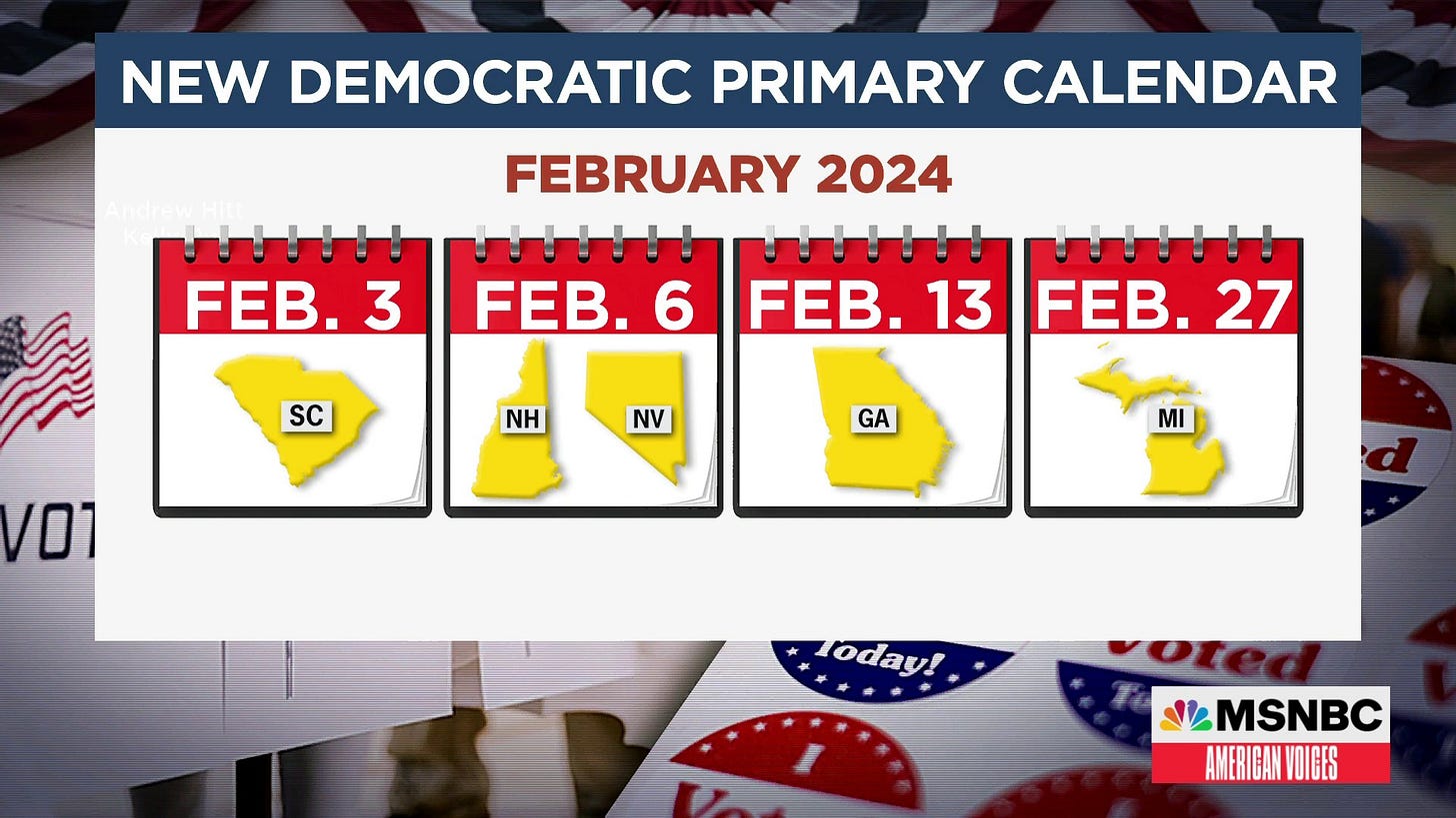 Democrats replace Iowa with South Carolina as Party's first presidential  primary state