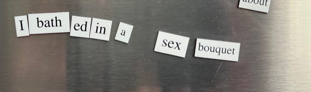 magnetic poetry from 2020